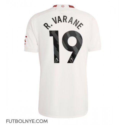 Camiseta Manchester United Raphael Varane #19 Tercera Equipación 2023-24 manga corta
